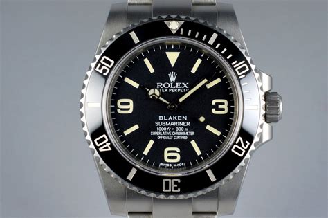 rolex blaken submariner explorer dial|blaken submariner dial code.